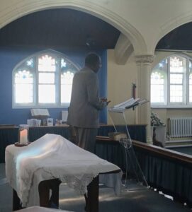 Revd Tongayi Matamba shares about The Covenant in the September 2025 service to mark the beginning of the church's year.